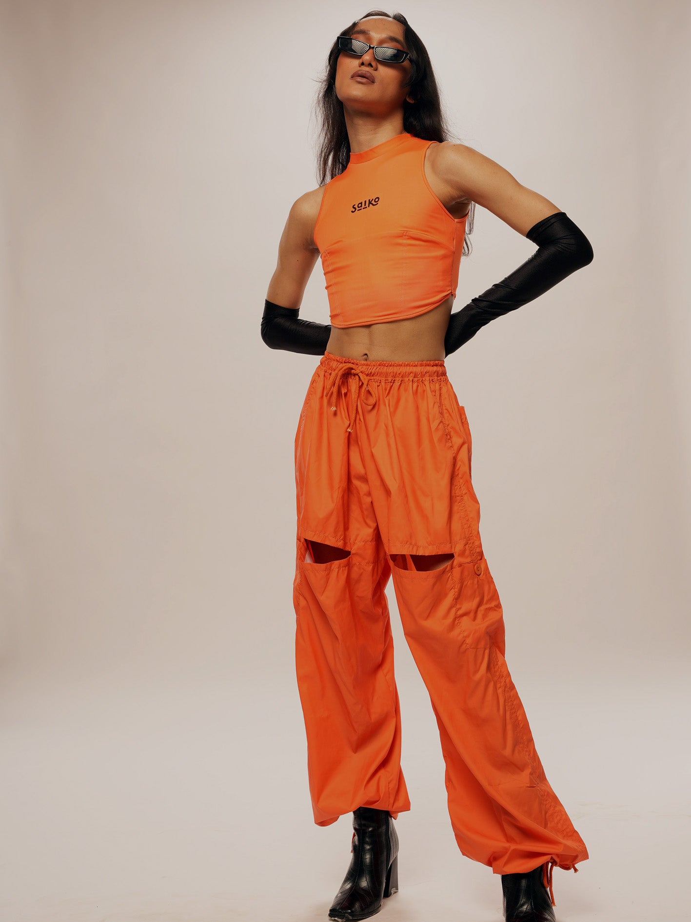 Monologo Neon cropped Top