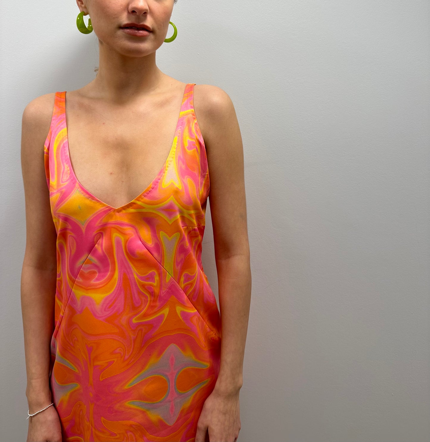 PINK SWIRL BARBIE DRESS