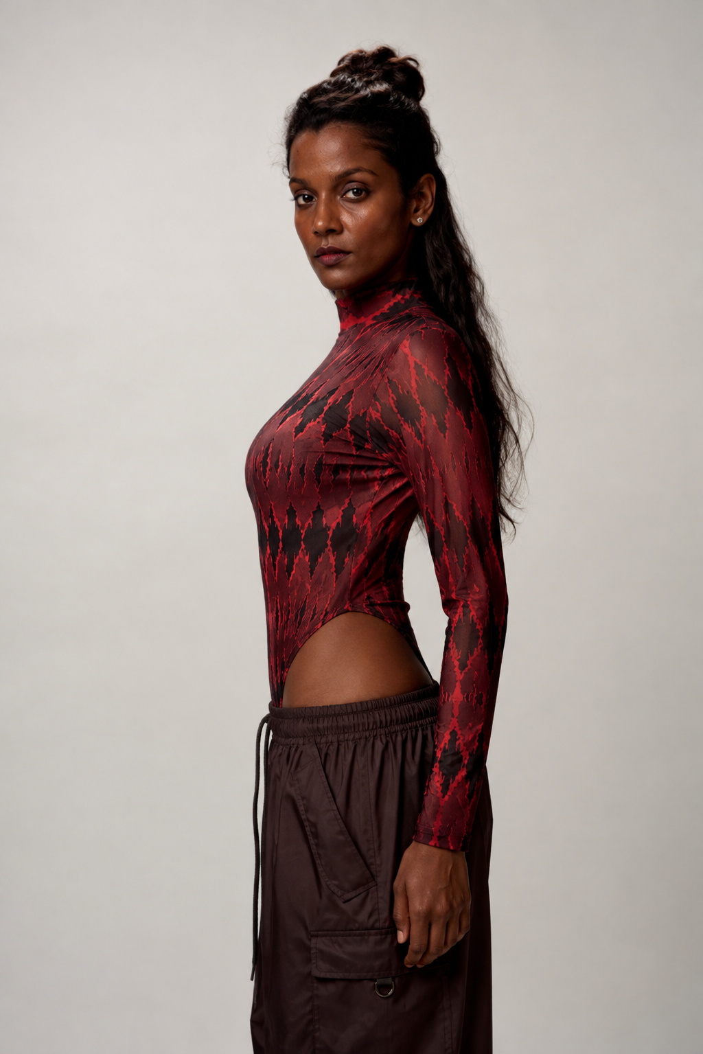 THUNDER MAROON BODYSUIT