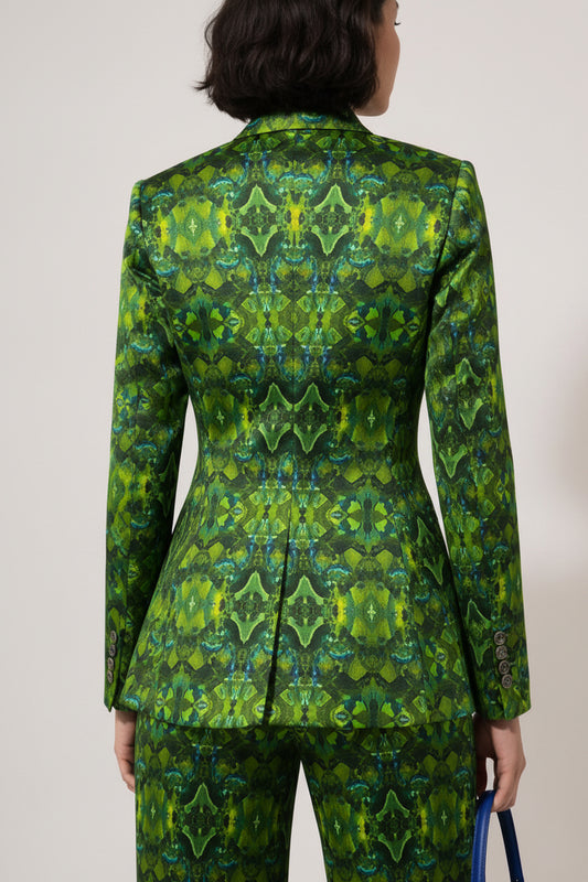 KALEIDOSCOPIC GREEN TROUSER	SUIT