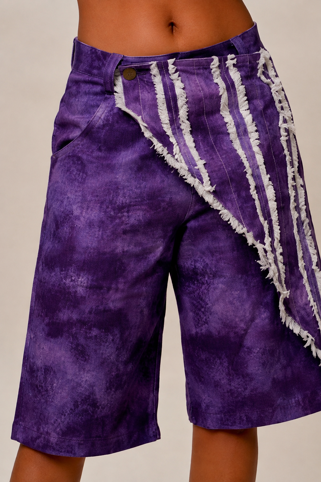 PURPLE GALAXY JORTS