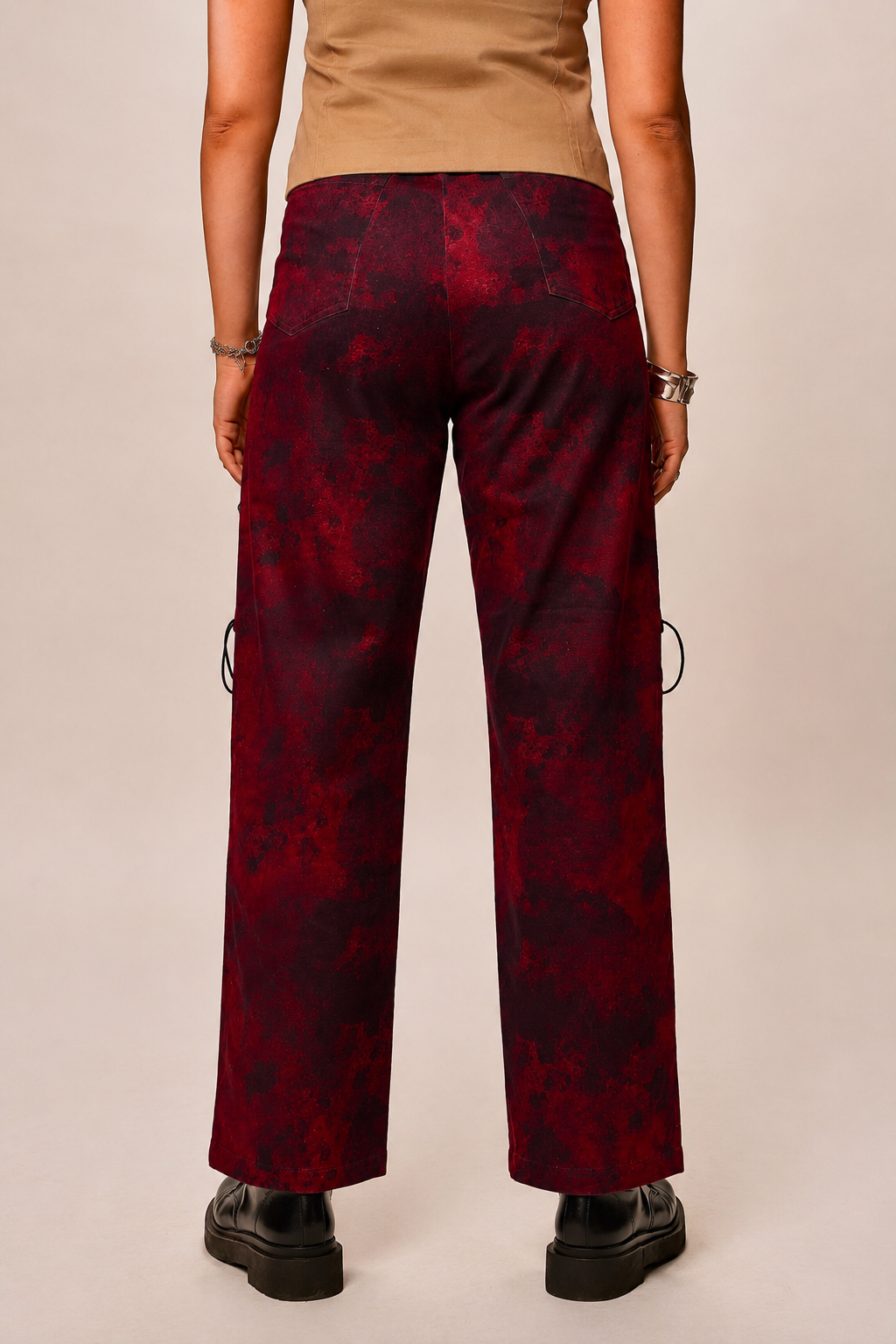 REBEL RED DENIM TROUSER