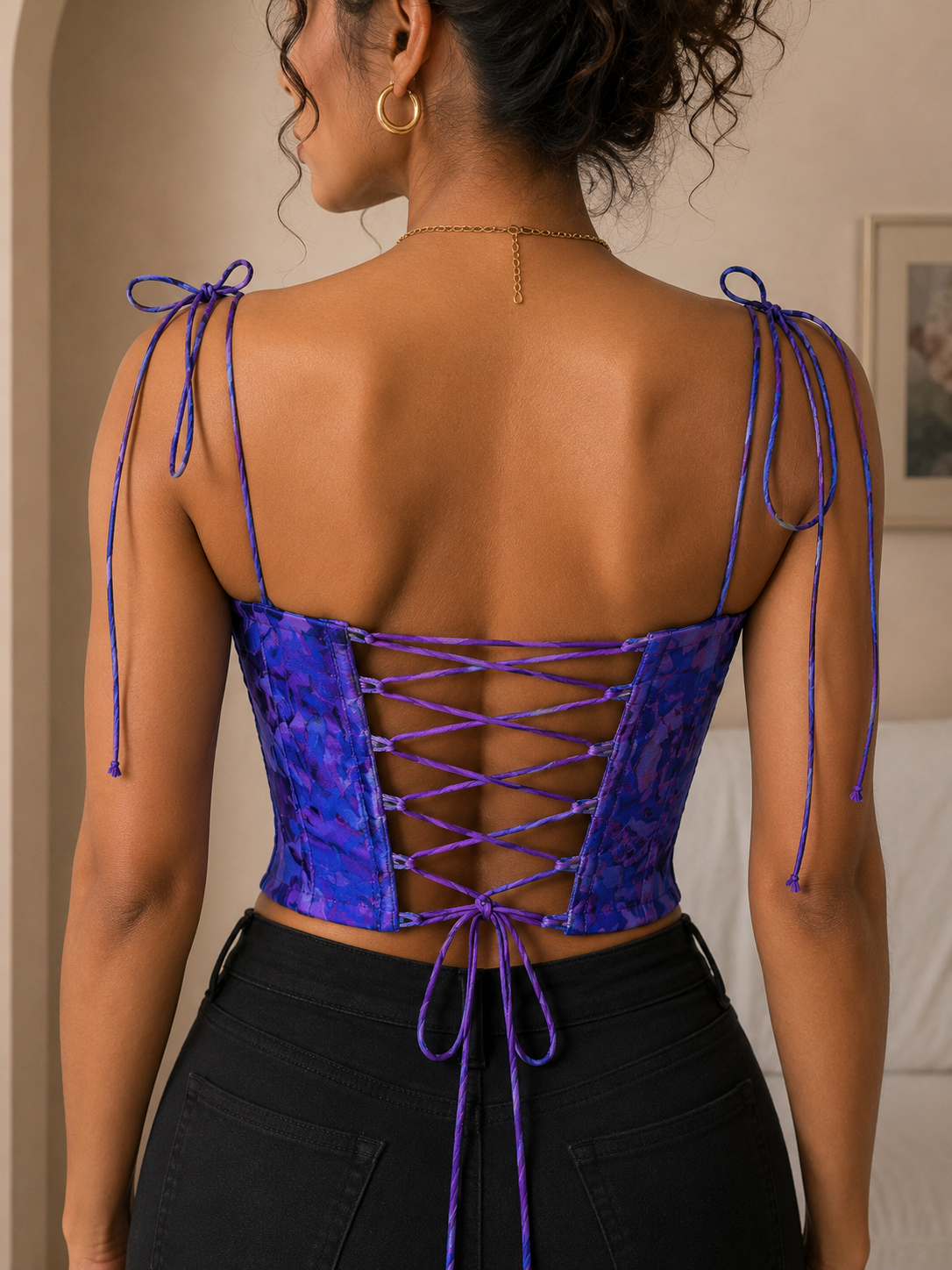 SKITTLE BLUE CORSET