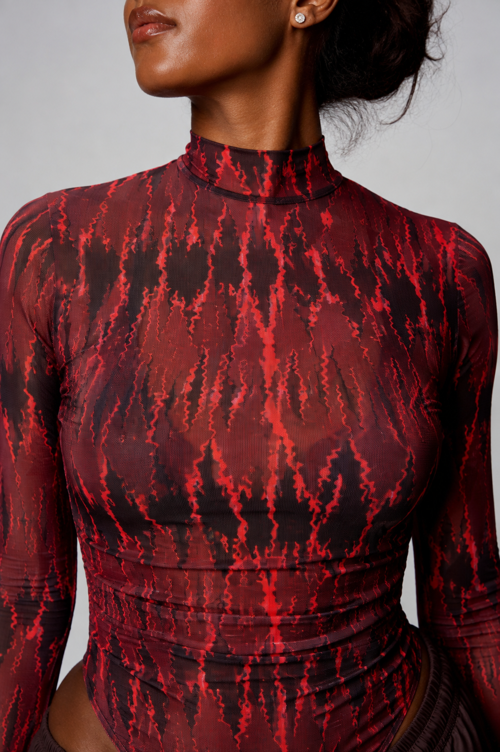THUNDER MAROON BODYSUIT