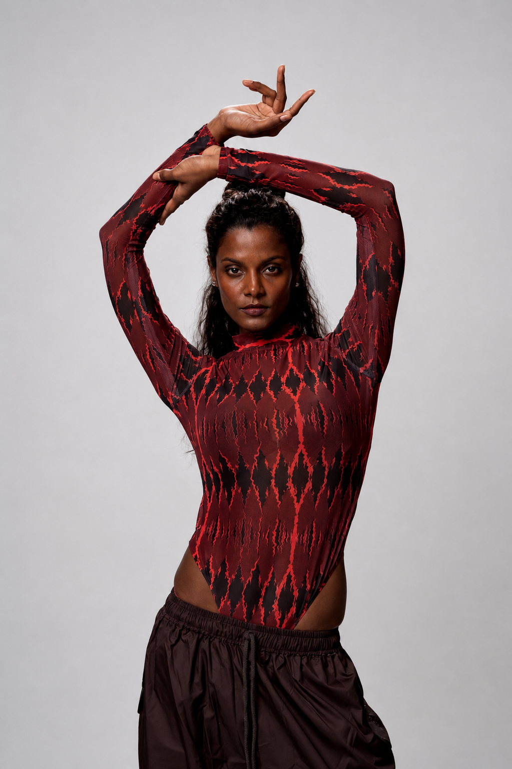THUNDER MAROON BODYSUIT