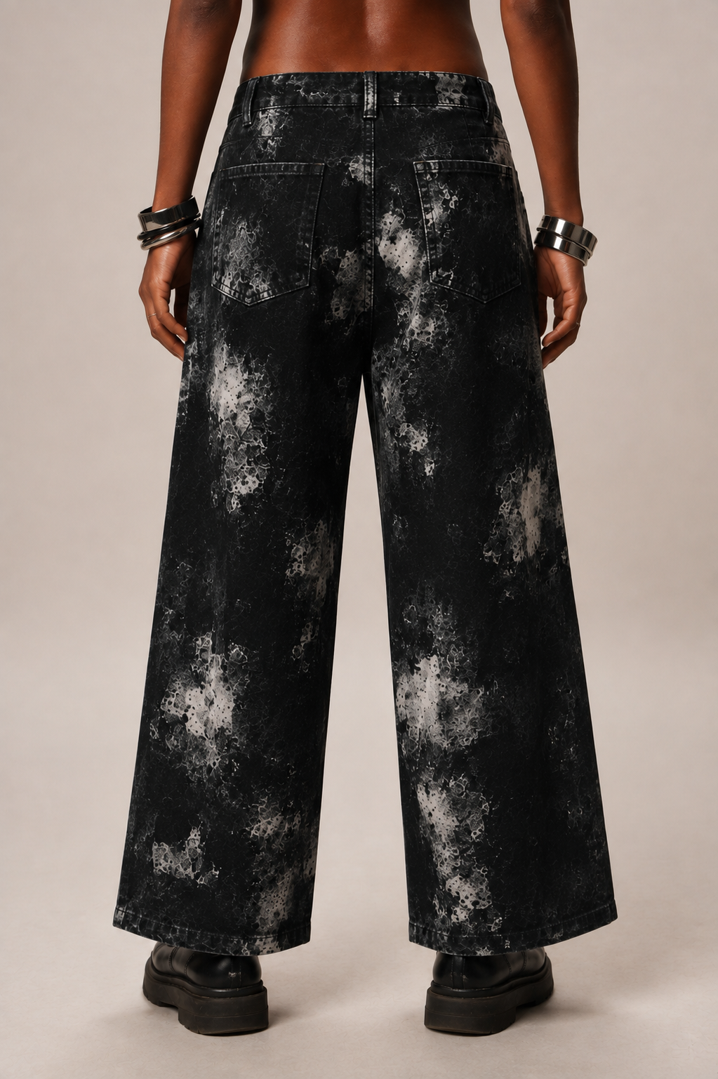 REBEL BLACK DENIM TROUSER