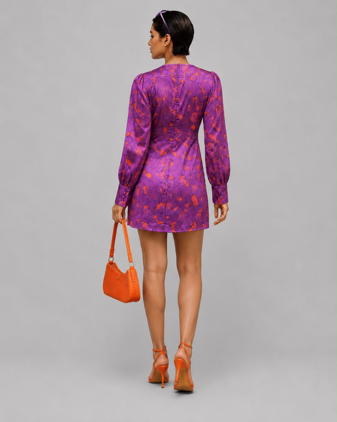 Solene Purple Dress