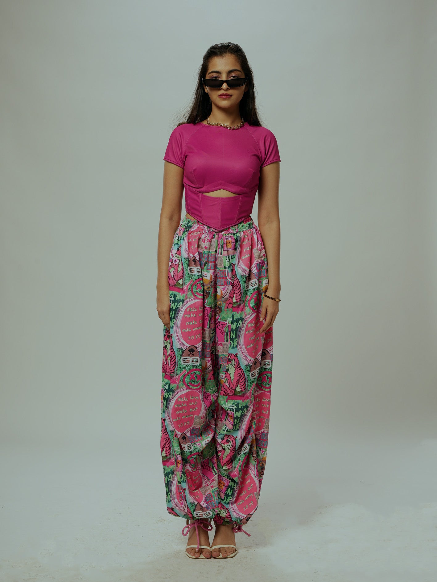 Tiger parachute trousers