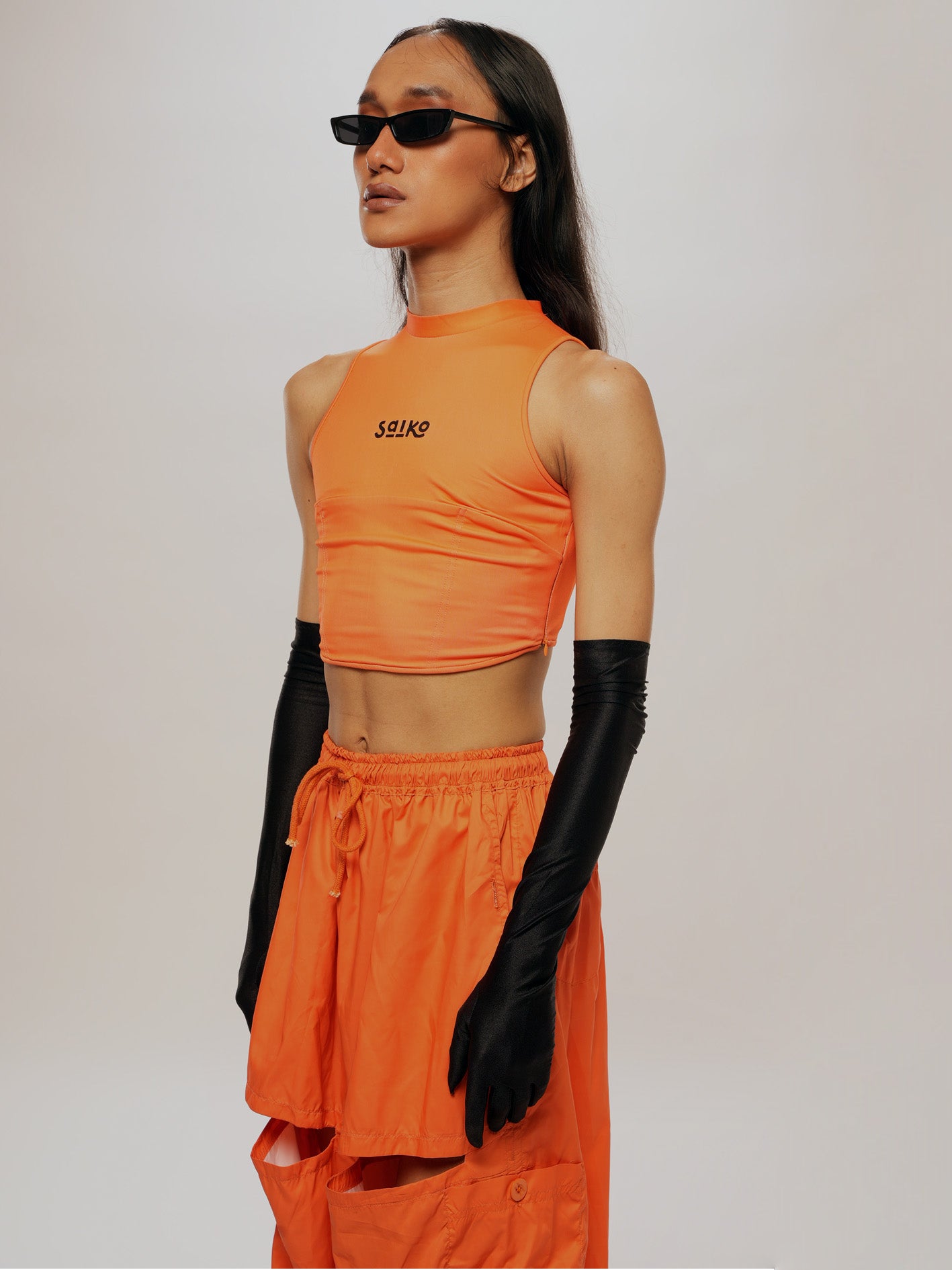 Monologo Neon cropped Top