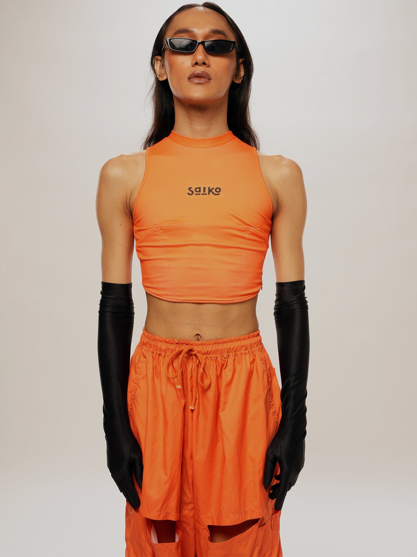 Monologo Neon cropped Top