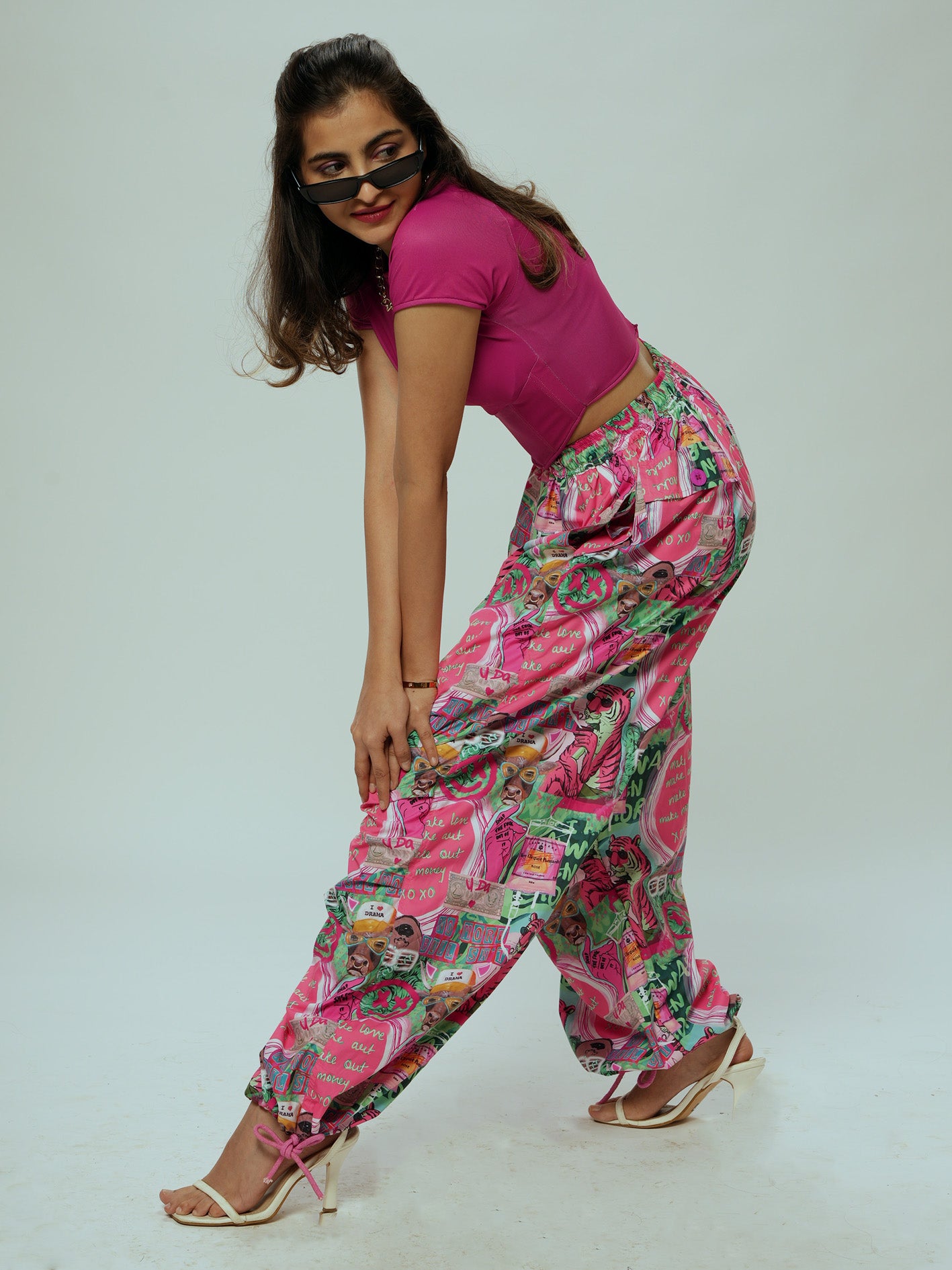 Tiger parachute trousers