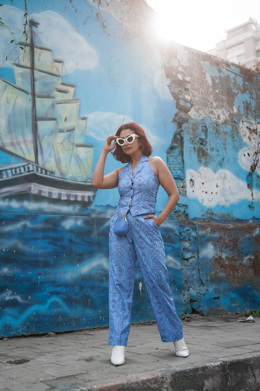 TRIP OVER ME TROUSER BLUE